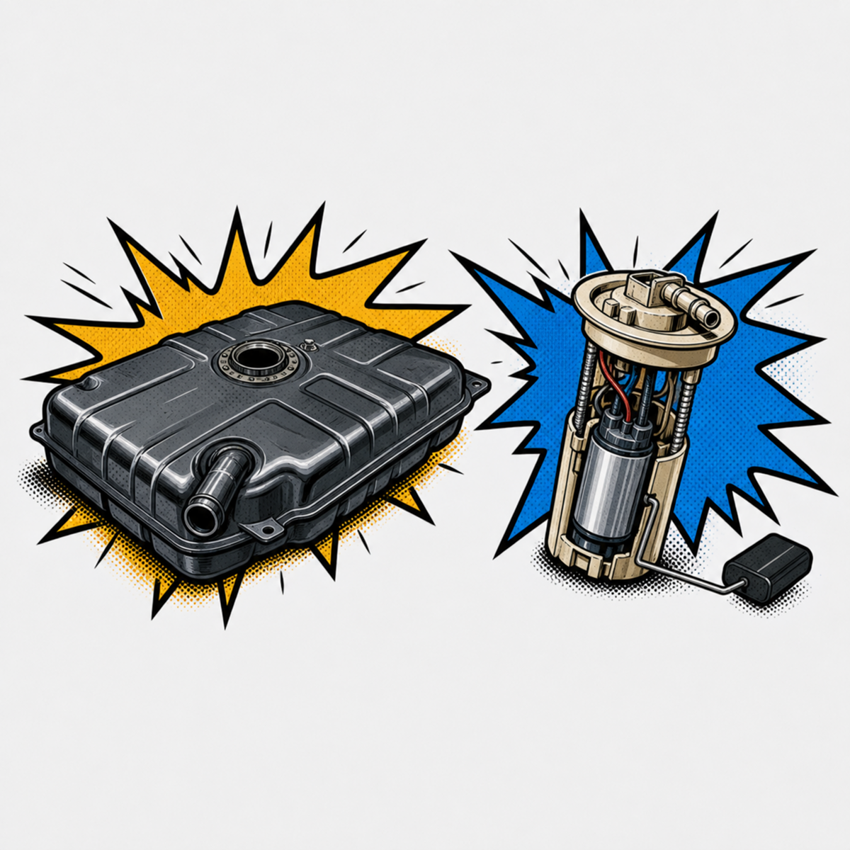 Tank und Kraftstoffversorgung Bus
