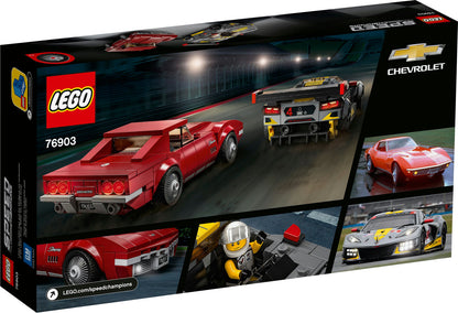 LEGO® Speed Champions Chevrolet Corvette C8.R Rennwagen und 1969 Chevrolet Corvette (76903)