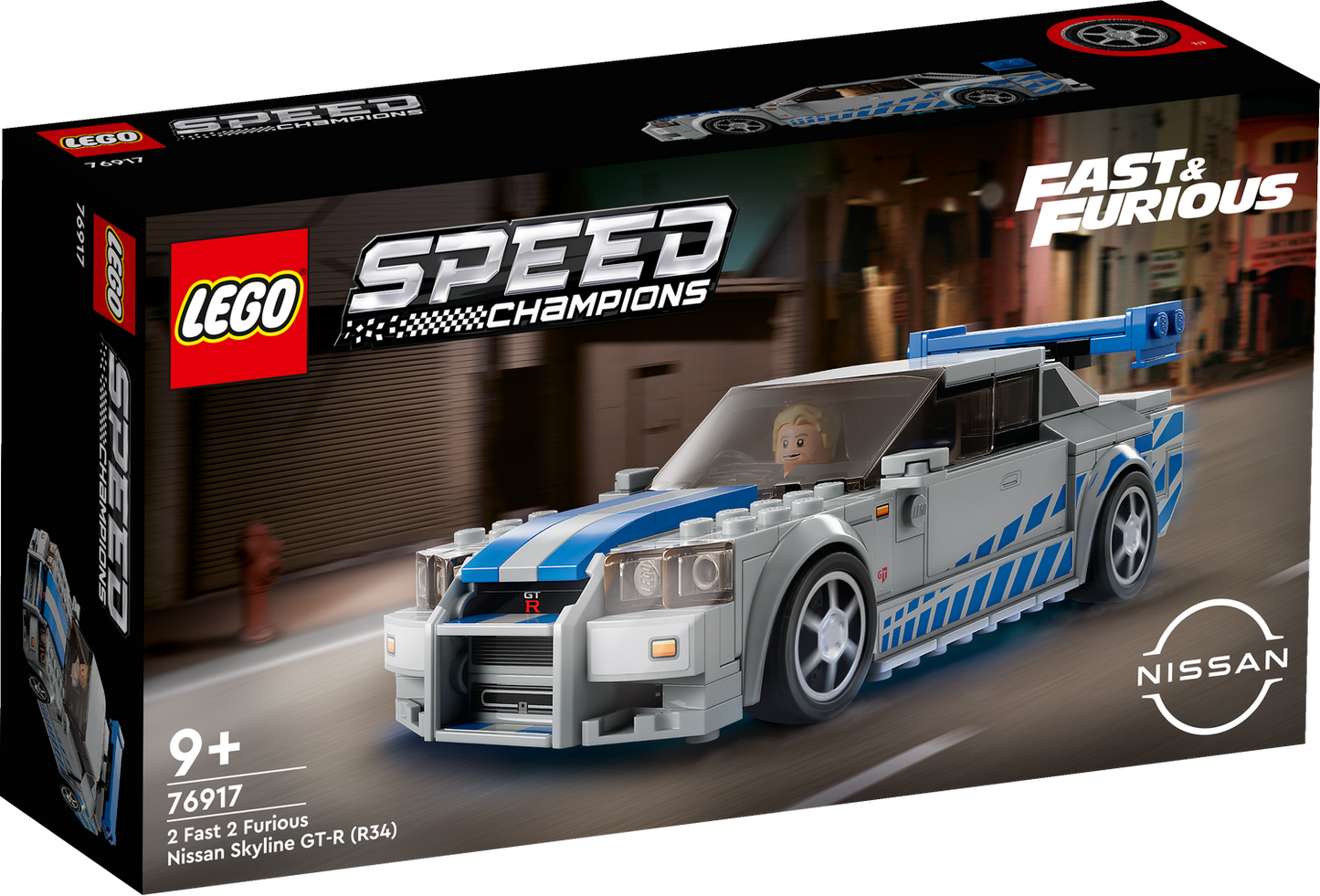 LEGO® Speed Champions 76917 2 Fast 2 Furious Nissan Skyline GT-R (R34)