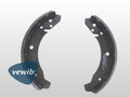 Satz Bremsbeläge/Bremsbacken Vorn 40mm - VW Käfer & Karmann Ghia ab 10/57 bis 7/64