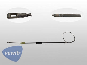 Handbremsseil für T1 - 03/55 - 07/59 |  3168 mm | VEWIB-Qualität
