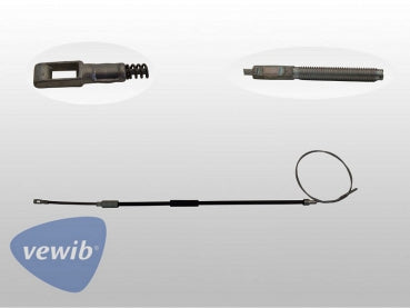 Handbremsseil für Kübel 181 bis ‘72 – 1807mm | VEWIB-Qualität