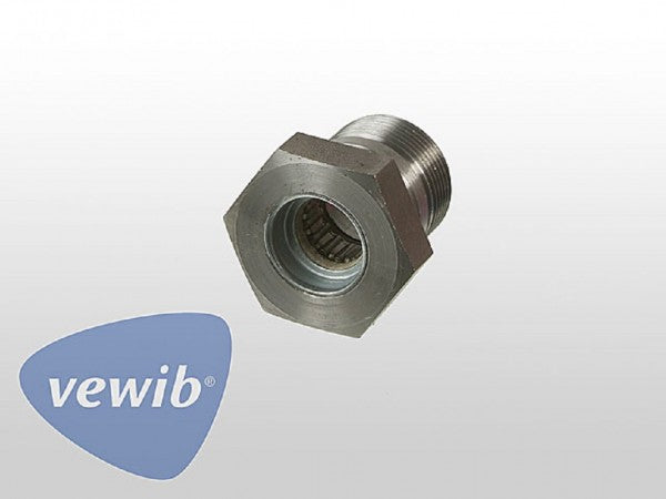 Hohlschraube mit Nadellager für Schwungrad 25/30 PS – VEWIB - für VW Käfer & Co. bis  `60 - Vergl.nr.  111 105 305 C