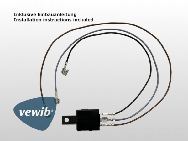 Lichtwarnsummer-Set zum Nachrüsten 6/12 Volt | VEWIB | Vergl.nr. 111 998 951