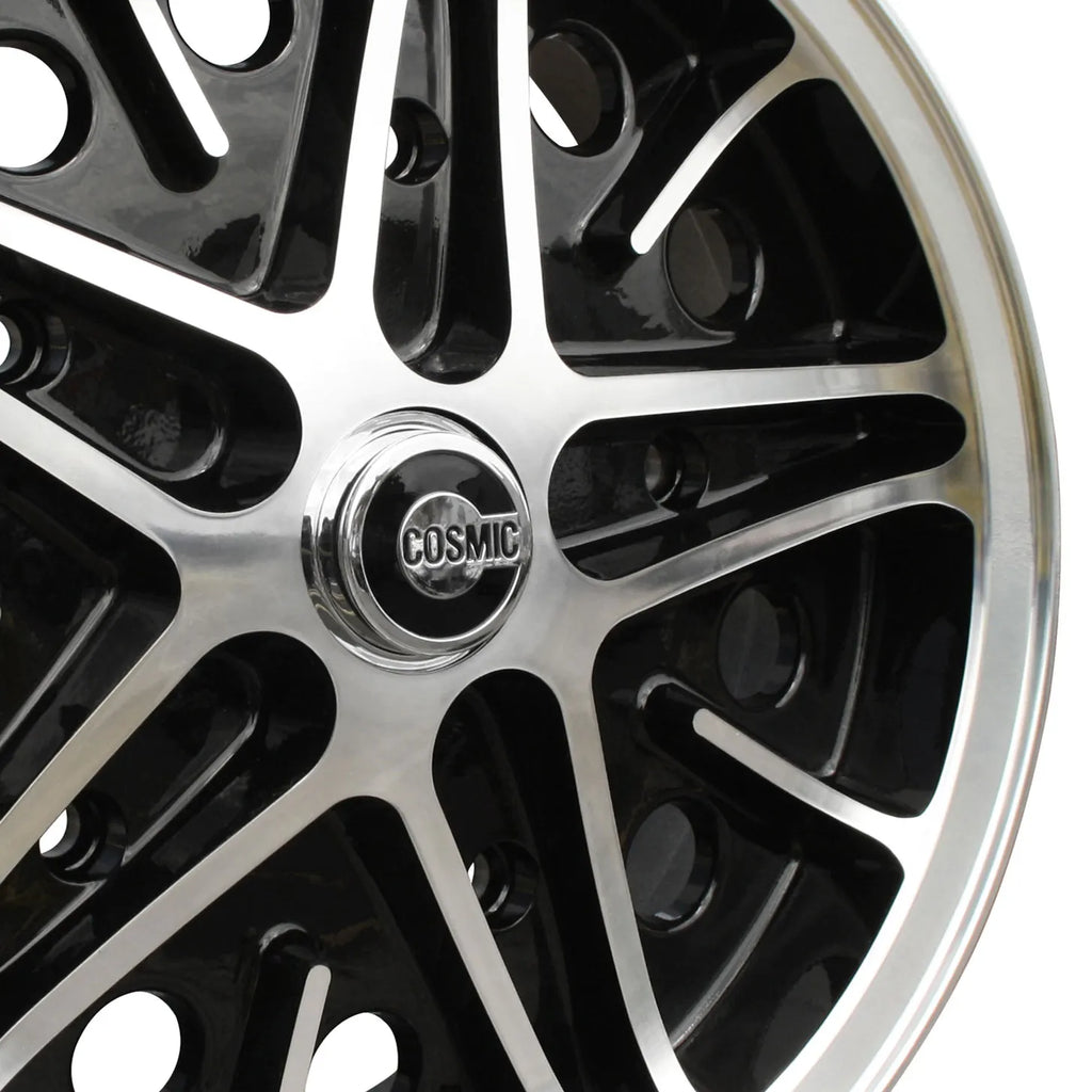 SSP Cosmic Felgensatz 5.5x15'' ET20 5x112 schwarz / poliert mit ABE - für T2 & T3