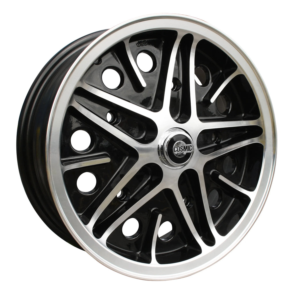 SSP Cosmic Felgensatz 5.5x15'' ET20 5x112 schwarz / poliert mit ABE - für T2 & T3