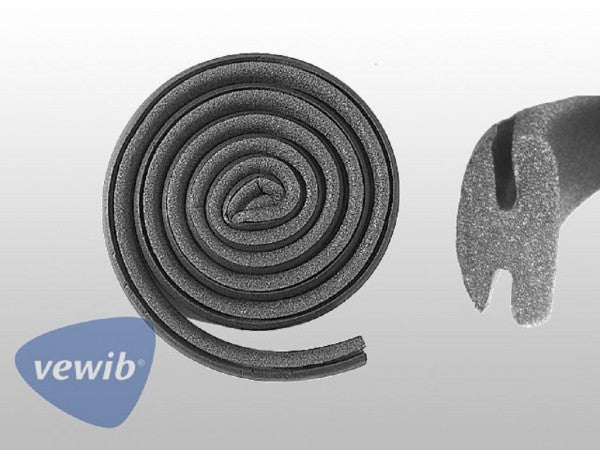 Motorraumdichtung für VW T2 ab `72 & 411 / 412 | Vewib  |  Vergl.nr. 411 813 225
